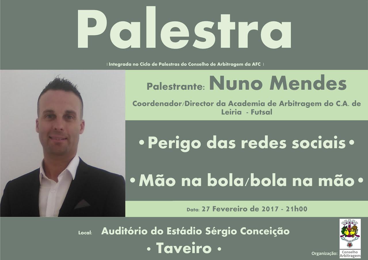 Arbitragem - Palestra com Nuno Mendes
