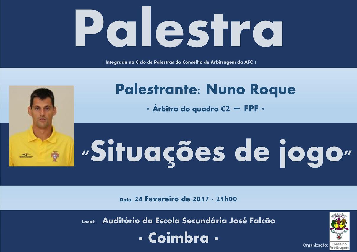 Arbitragem - Palestra com Nuno Roque